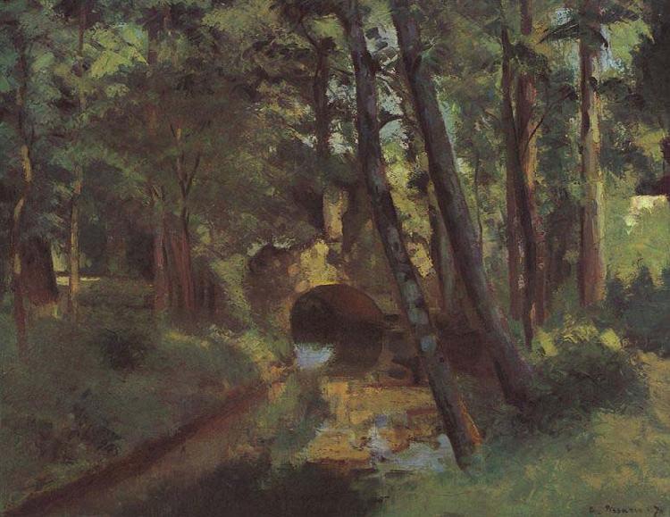 Camille Pissarro Kleine Brucke von Pontoise oil painting picture